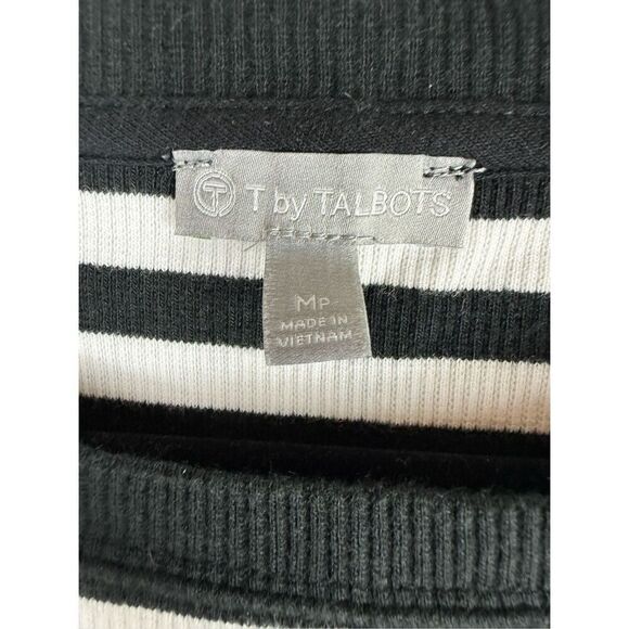 Talbots Black and White sweatshirt dress- size mp - Picture 4 of 7